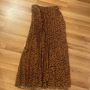 Cheetah maxi skirt